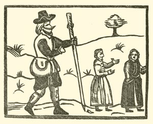 Illustration til The Roxburghe Ballads (træsnit) af (after) English School