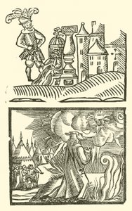 Illustration til The Roxburghe Ballads (træsnit) af (after) English School