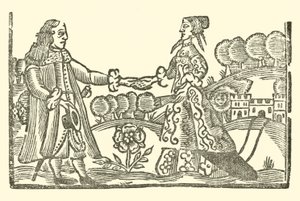 Illustration til The Roxburghe Ballads (træsnit) af (after) English School