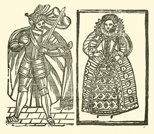 Illustration til The Roxburghe Ballads (træsnit) af (after) English School