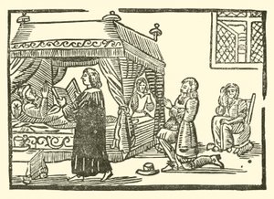 Illustration til The Roxburghe Ballads (træsnit) af (after) English School