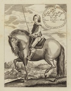 James II og VII, konge af England, Skotland og Irland, da hertugen af York (radering) af (after) English School