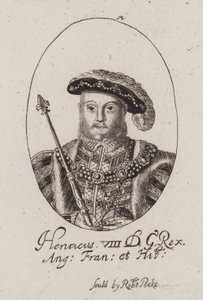 Kong Henrik VIII (gravering) af (after) English School