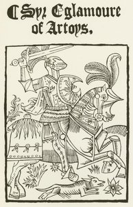 Sir Eglamoure of Artoys (gravering) af (after) English School