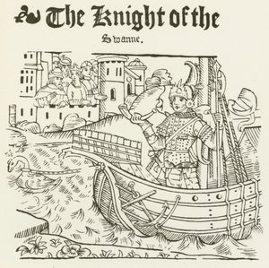 The Knight Of The Swanne (gravering) af (after) English School