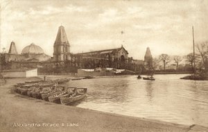 Alexandra Palace, Lake (s/h foto) af (after) English photographer