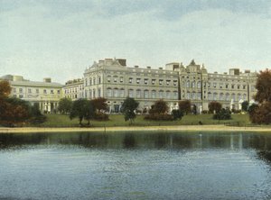 Buckingham Palace (farvet foto) af (after) English photographer