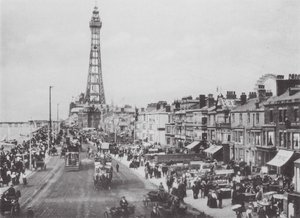 Central Promenade, Blackpool (s/h-foto) af (after) English photographer