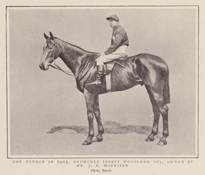 Drumcree, vinder af Grand National 1903 (s/h-foto) af (after) English photographer