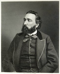 Leon Gambetta (gravering) af (after) English photographer