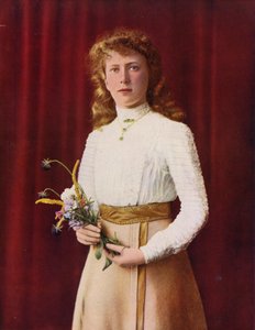 Prinsesse Mary i 1909 (farvefoto)