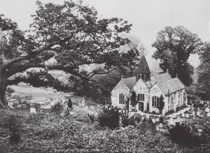 Ribbesford fra Church Hill (s/h-foto) af (after) English photographer