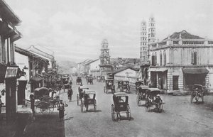 Singapore: North Bridge Road (s/h-foto) af (after) English photographer