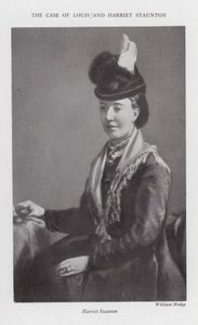 Sagen om Louis og Harriet Staunton (litografi) af (after) English photographer