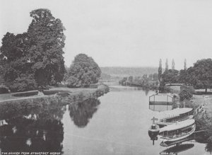 Severn fra Stourport Bridge (s/h-foto) af (after) English photographer