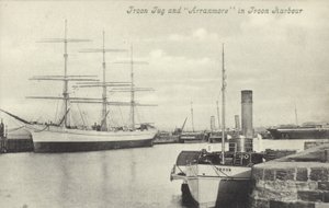 Troon Tug, Arranmore, Troon Harbor (s/h-billede) af (after) English photographer