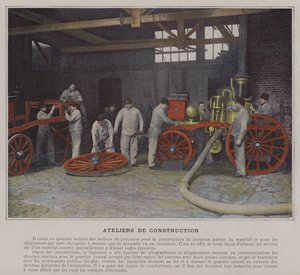 Ateliers de Construction (farvet foto) af (after) French Photographer