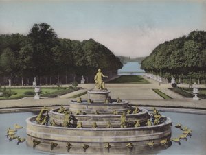 Latona Basin, Latona Basin (farvet foto) af (after) French Photographer