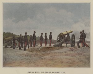 24 firkantet våbenskydning (farvet foto)