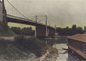 Chalonnes-sur-Loire (farvet foto) af (after) French Photographer