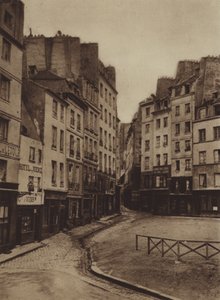 Hjørne af Jean-de-Beauvais og Lanneau gader (s/h foto) af (after) French Photographer