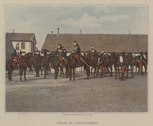 Afgang fra Cantonment (farvet foto) af (after) French Photographer