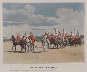 Afgang til Fantasia (farvet foto) af (after) French Photographer