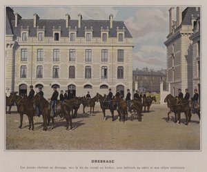 Dressur (farvet foto) af (after) French Photographer