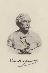 Edmond de Goncourt, fransk forfatter (s/h foto) af (after) French Photographer