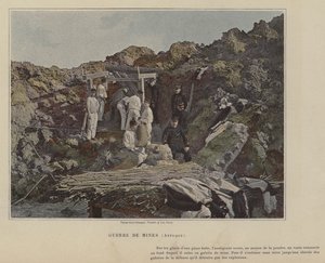 Mine Warfare, Attack (farvet foto) af (after) French Photographer