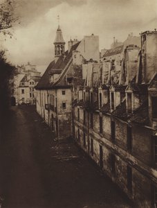 Interiøret af Hospice des Menages i 1868 (s/h foto) af (after) French Photographer