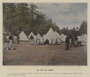 Camp Life (farvet foto) af (after) French Photographer