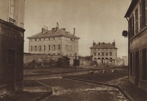 Italiens barriere i 1866 med Ledoux pavilloner (s/h foto) af (after) French Photographer