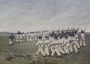 Landing Company (farvet foto) af (after) French Photographer