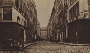 Rue des Moulins omkring 1866, revet ned for at give plads til avenue de l