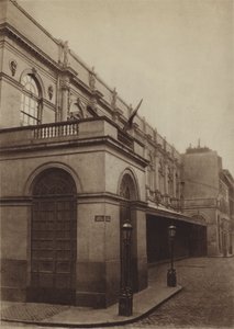 Den gamle Opera i rue Le Peletier (s/h foto) af (after) French Photographer