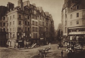 Det gamle Place Maubert (s/h foto) af (after) French Photographer