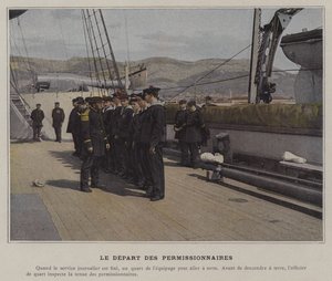 The Leave of Permission (farvet foto) af (after) French Photographer