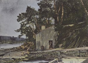 The Loch, ved Auray (farvet foto) af (after) French Photographer