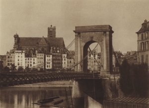 Pont Louis-Philippe mod højre bred (s/h foto) af (after) French Photographer