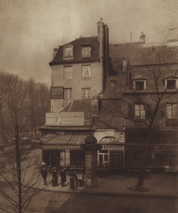 Det samme hjørne, set fra Boulevard du Palais (s/h foto) af (after) French Photographer
