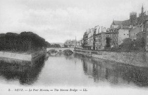 Metz: Pont Moreau (s/h-foto) af (after) French Photographer