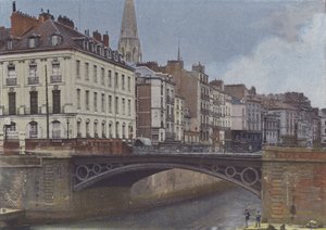 Nantes, Erdre (farvet foto) af (after) French Photographer