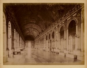 Paris: Versailles, spejlsalen (s/h-foto) af (after) French Photographer