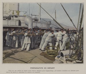Preparatifs de Depart (farvet foto) af (after) French Photographer