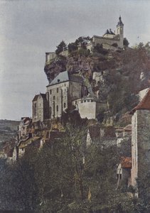 Roc-Amadour, Vue generale (farvet foto) af (after) French Photographer