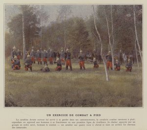 Foot Combat Exercise (farvet foto) af (after) French Photographer