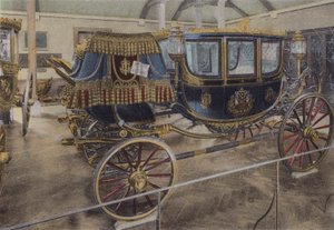 Voiture du Czar, Czar Carriage (farvet foto) af (after) French Photographer