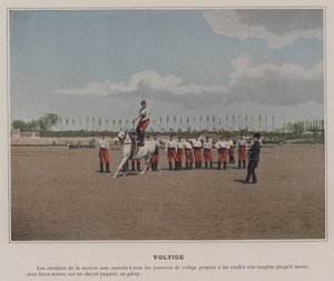 Voltige (farvet foto) af (after) French Photographer
