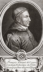 Francisco Jiménez de Cisneros. Portræt af (after) French School